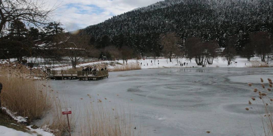 İç Anadolu’nun beyaz cenneti! Yazın ayrı kışın apayrı güzellikte: Hafta sonu herkes akın ediyor 4
